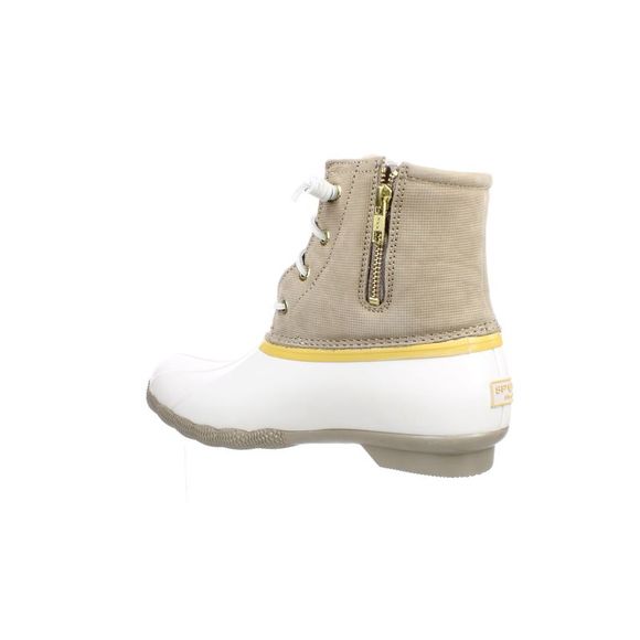 Sperry Top Sider Womens Saltwater Grid Ivory 1 Rainboots Size 6.5 Medium (B, M) - Picture 3 of 4